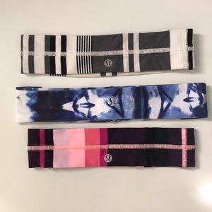 LULULEMON HEADBAND SET $14 FOR ALL 3
